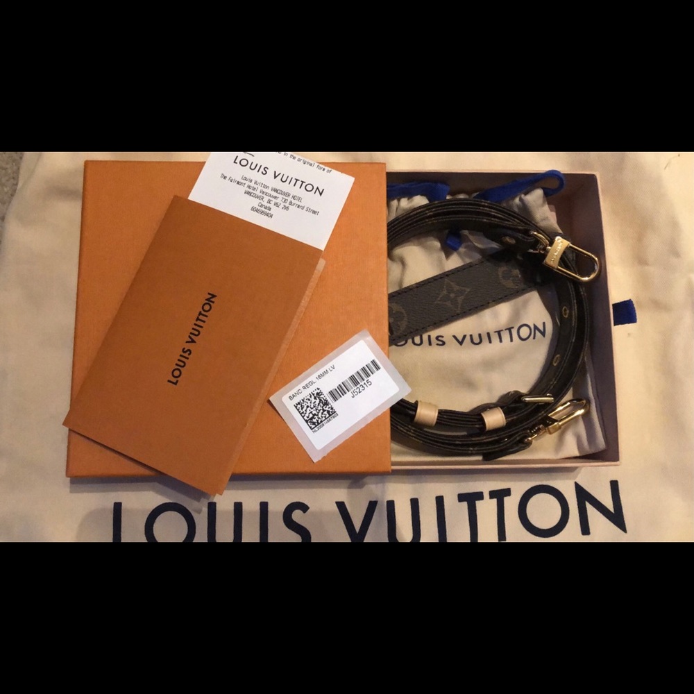 LV Band 16mm Adjustable Cross Body Strap
